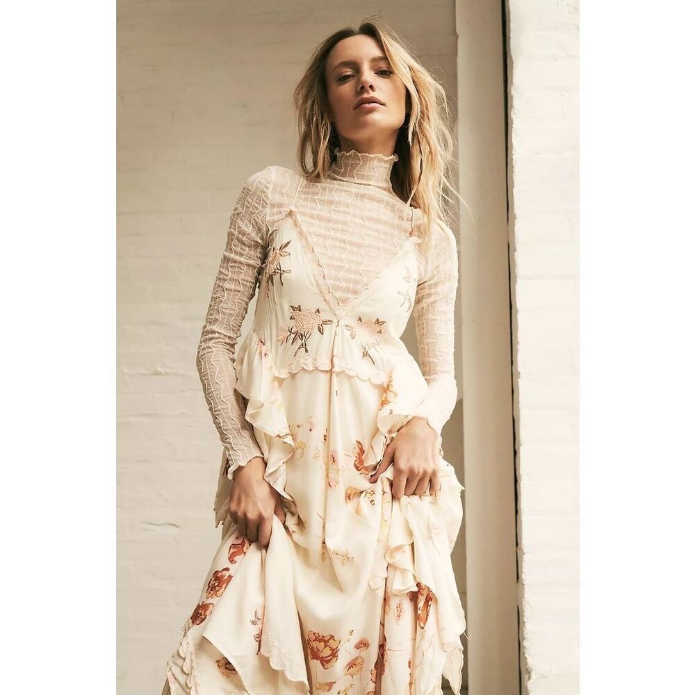 Free People Audrey Embroidered Maxi Dress - Picture 7 of 11